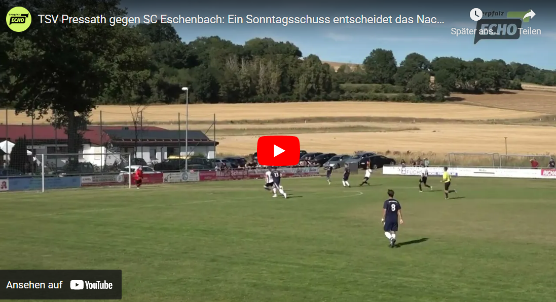 Read more about the article Quasts Sonntagsschuss entscheidet Derby zwischen Pressath und Eschenbach