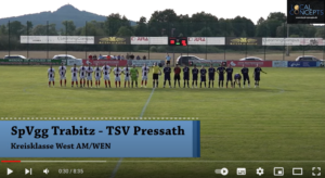 Mehr über den Artikel erfahren Videoaufzeichnung (Kreisklasse West, 2. Spieltag): SpVgg Trabitz – TSV Pressath 3-0