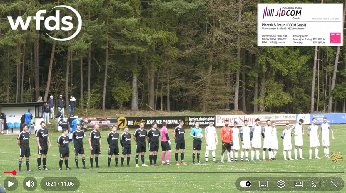 Mehr über den Artikel erfahren Videoaufzeichnung (Kreisklasse West, 23. Spieltag): SC Schwarzenbach – TSV Pressath 2-3